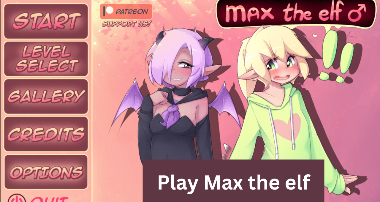 Max The Elf game menu